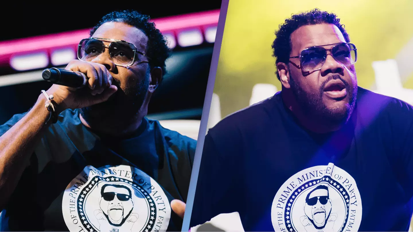 Squeak Type Rapper Rapper Fatman Scoop appears to collapse on stage as he suffers medical ...