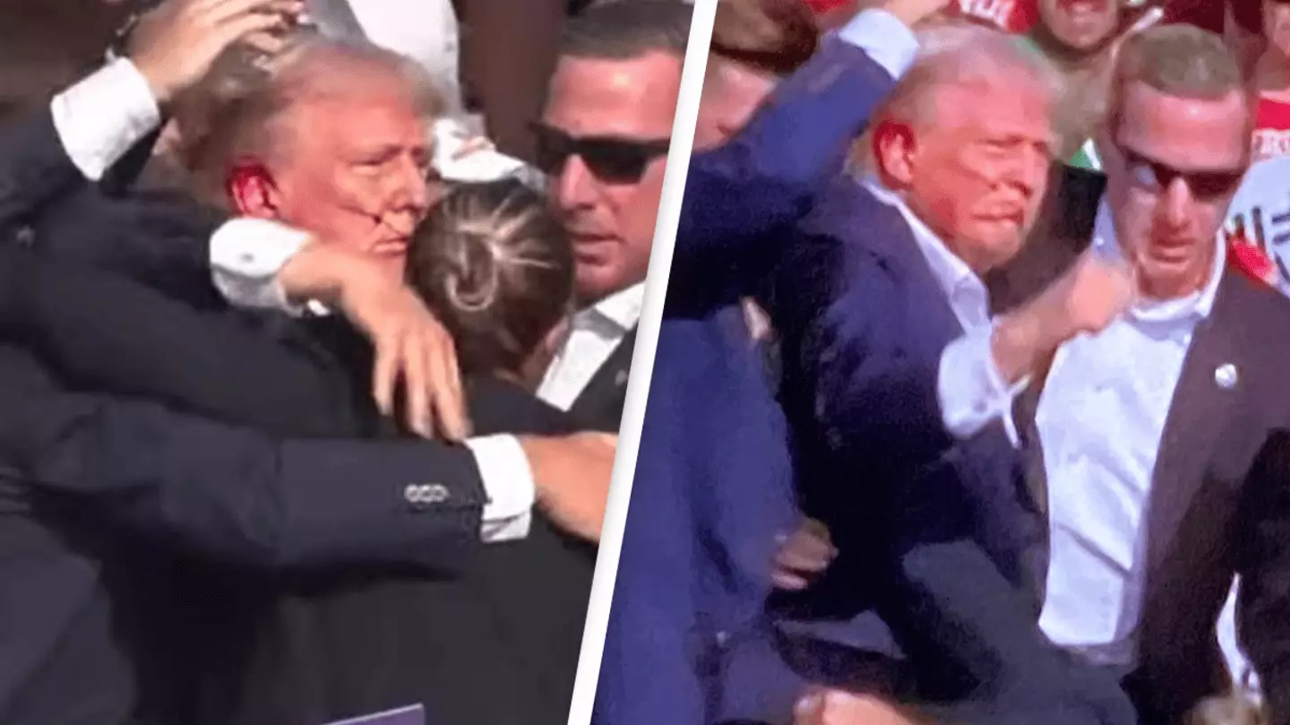 Donald Trump Was Rushed Donald Trump rushed off stage mid-speech at rally in suspected shooting
