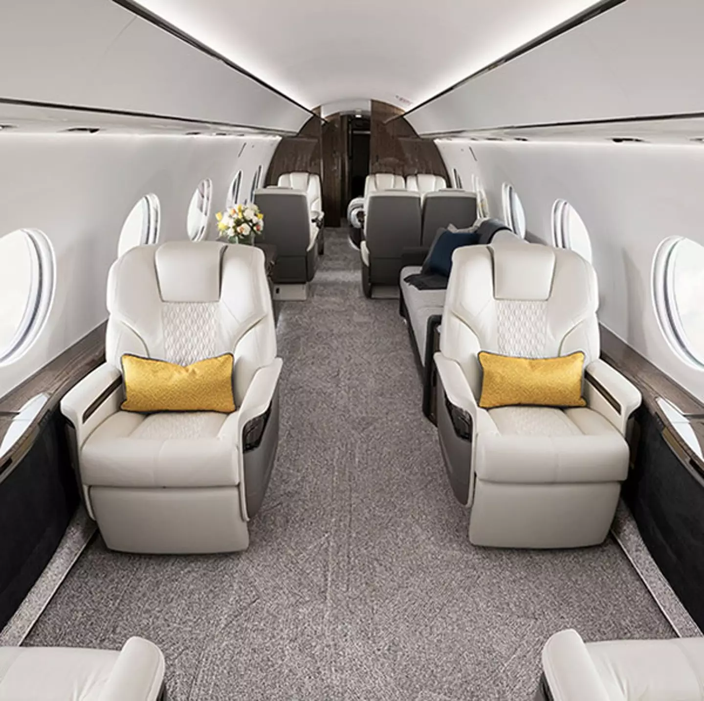 Suasana kabin Gulfstream G700 (Gulfstream)