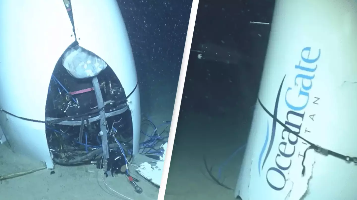 Face Imploding Real reason why Titan sub parts are still whole as video of implosion ...