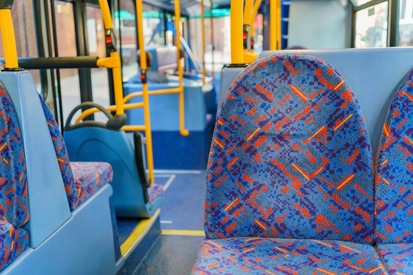 There's A Good Reason Why Bus Seats Are Covered In Hideous Patterns And ...