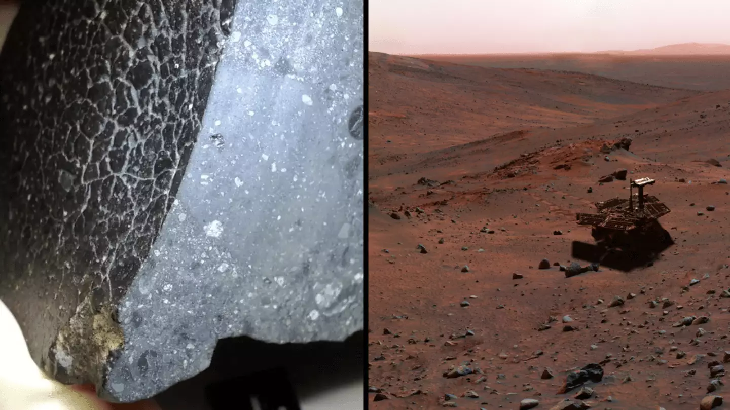 Meteorite Hit Mars New Mars discovery made from meteorite that's 4,500,000,000 years old