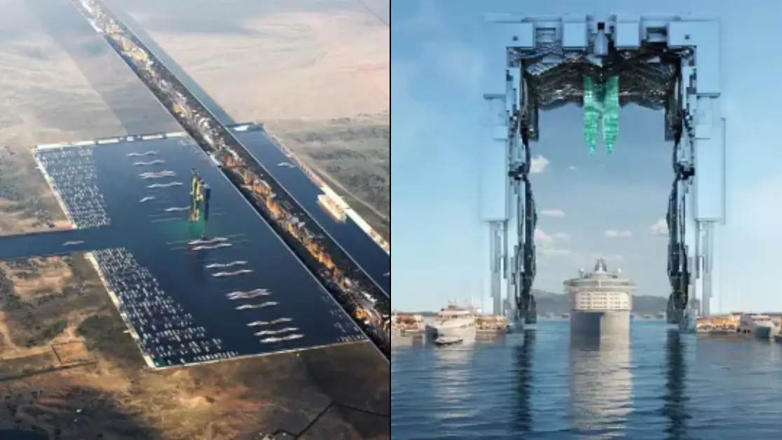 New images reveal development of Saudi Arabia's £800 billion project ...