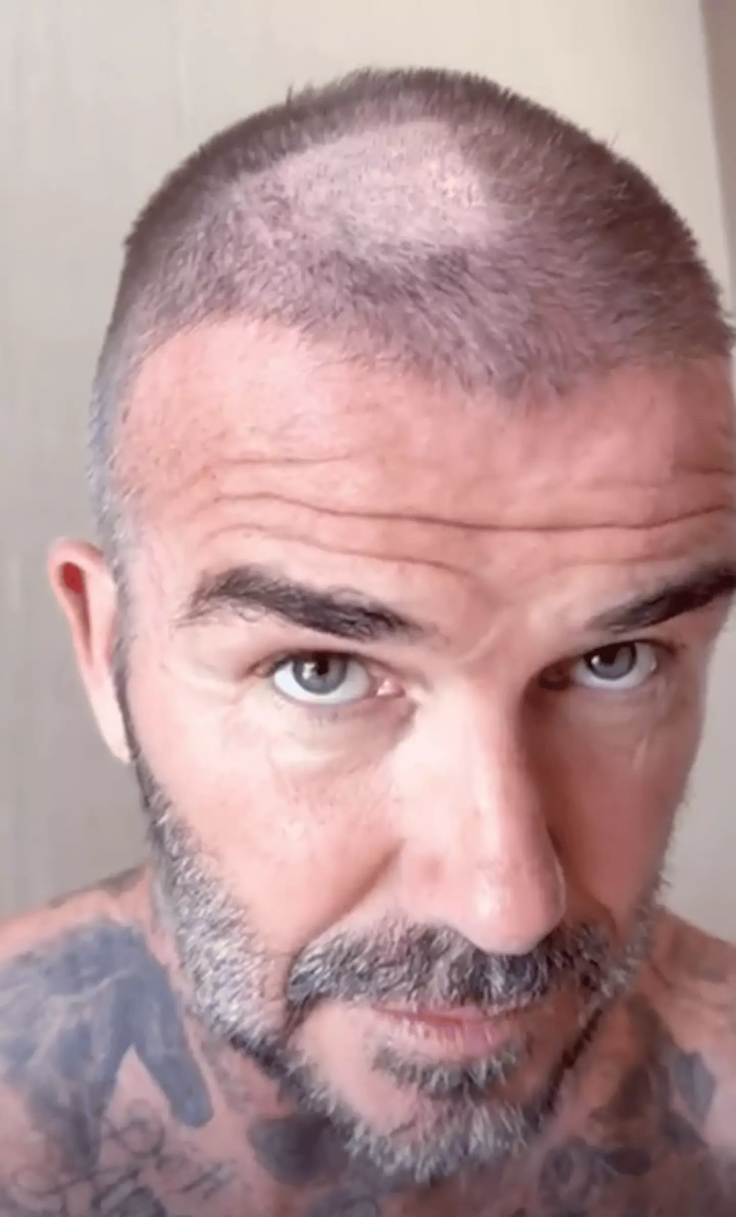 David Beckham Leaves Fans Stunned As He Shows Off Huge Bald Patch On Head david-beckham-leaves-fans-stunned-as-he-shows-off-huge-bald-patch-on-head