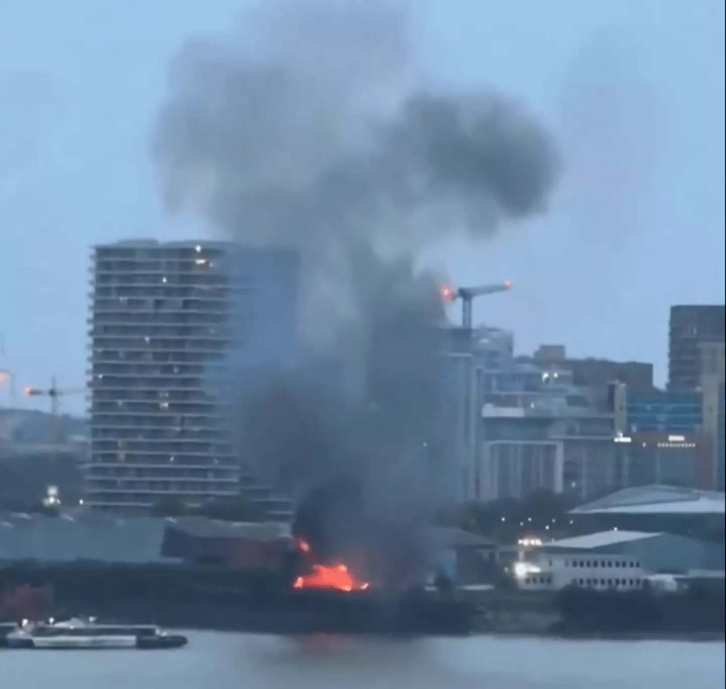 Major explosion outside O2 Arena London leaves people baffled until ...