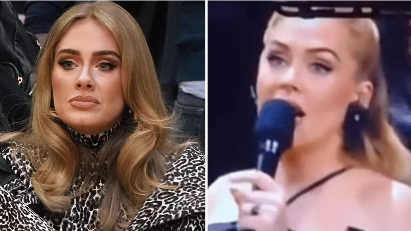 Adele reveals hilarious real story behind famous meme of her