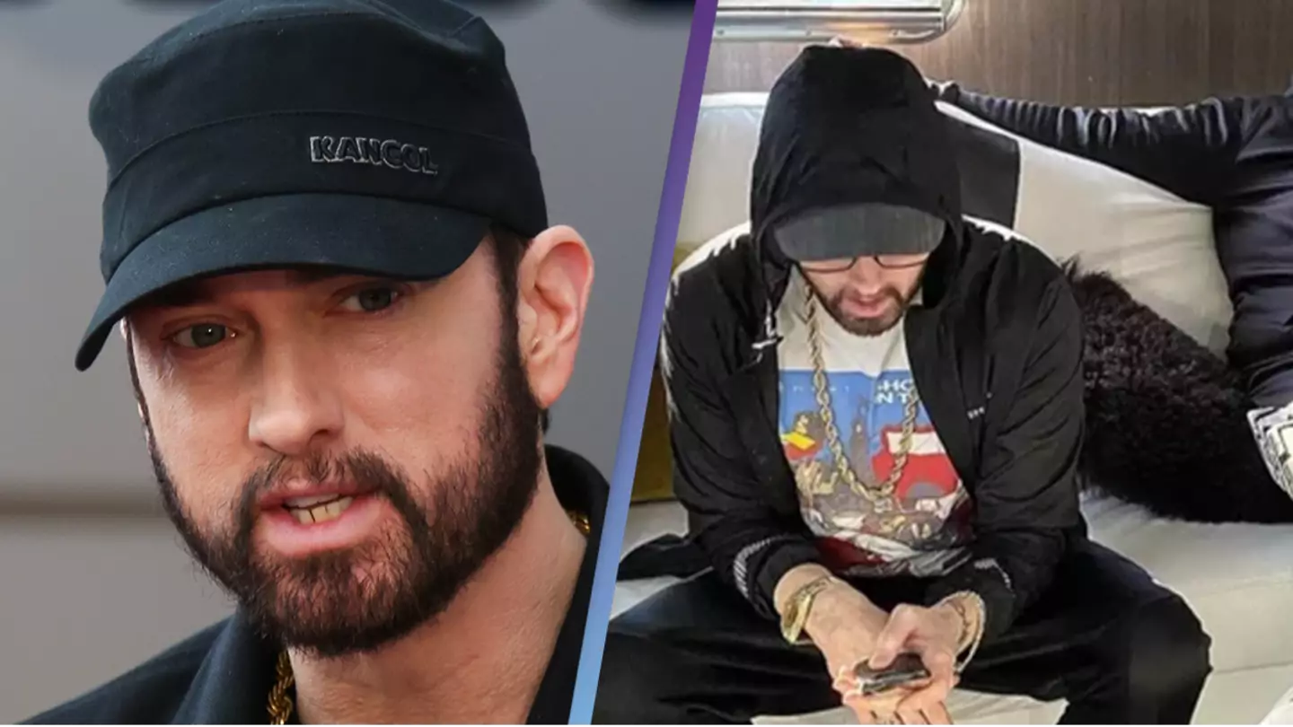 Fans can’t believe what phone Eminem still uses after he’s spotted ...
