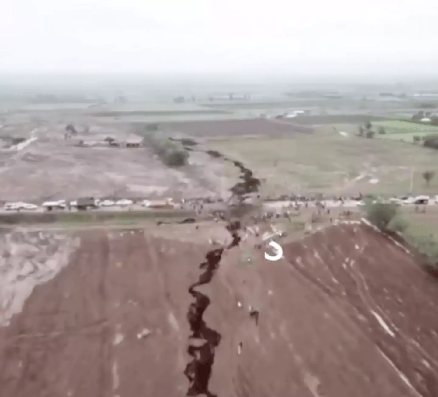 Shocking photos show Africa splitting apart as new ocean forms