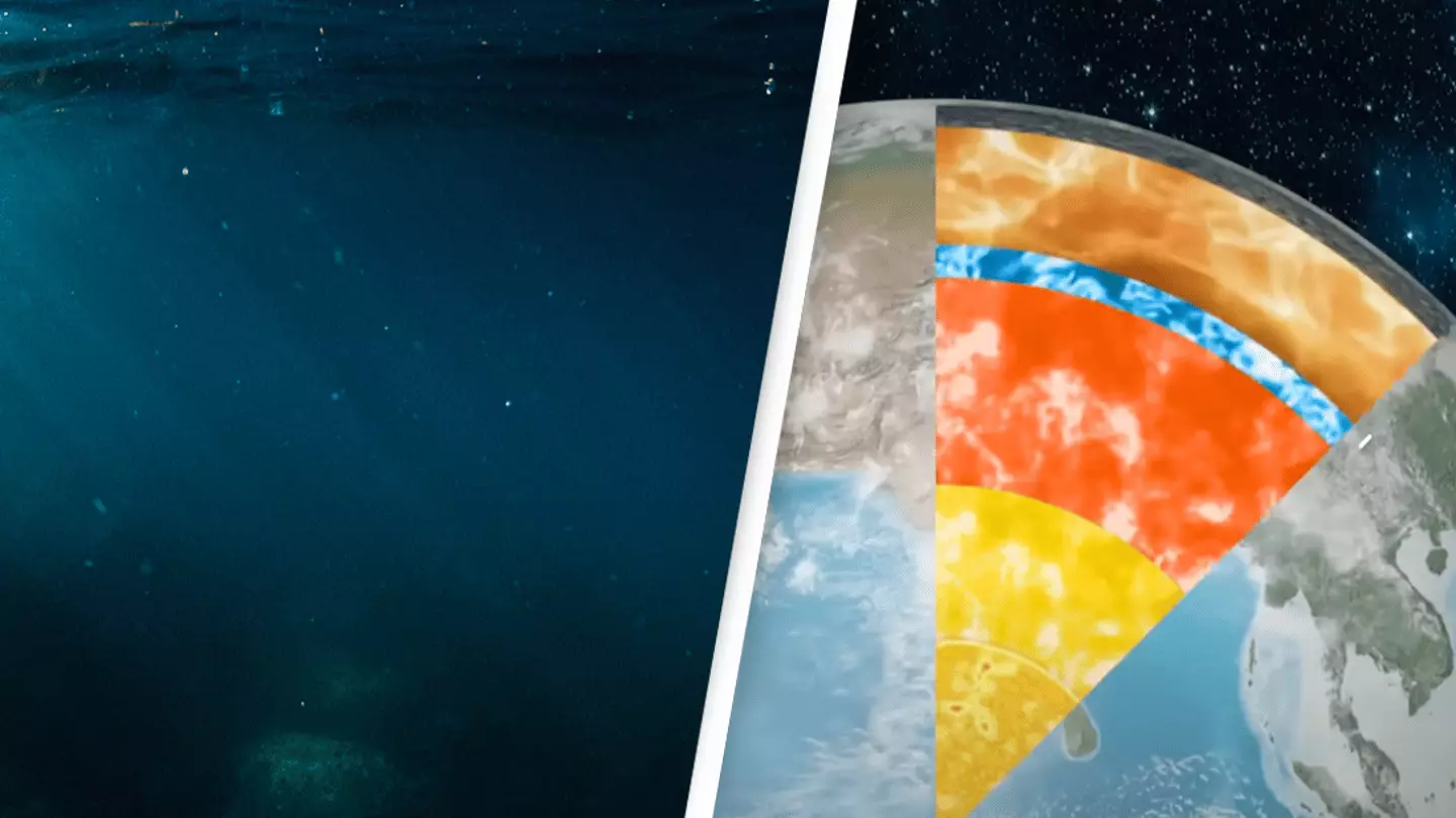 Under Earth View Massive ocean discovered beneath our feet that has three times more ...