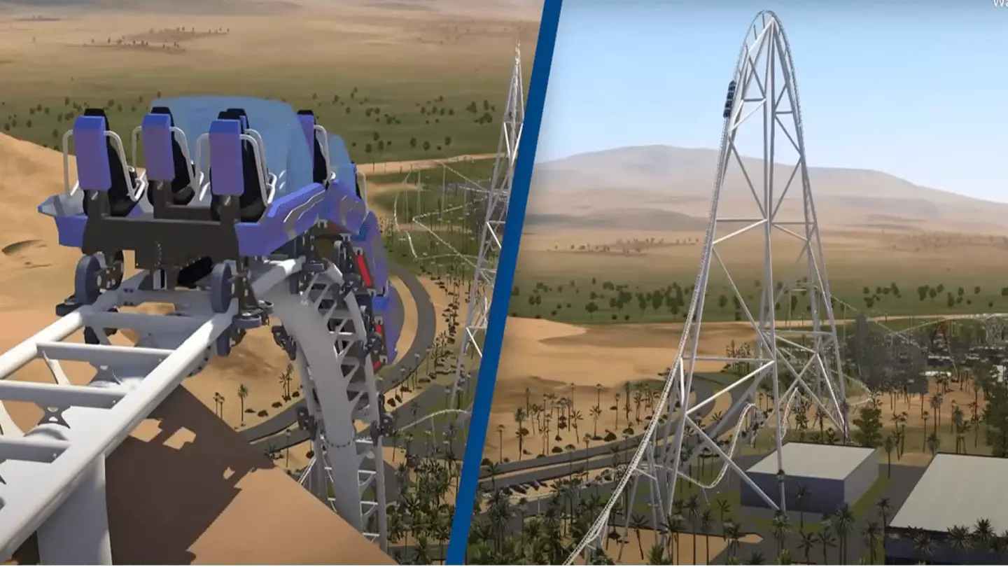 Simulation shows what the new world's highest roller coaster will be ...