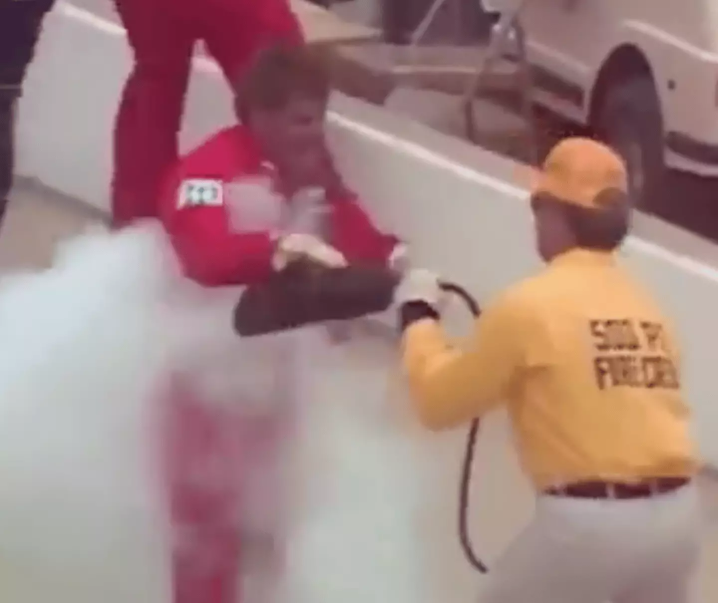 Horrifying video of invisible fire during Indy 500 race has people ...
