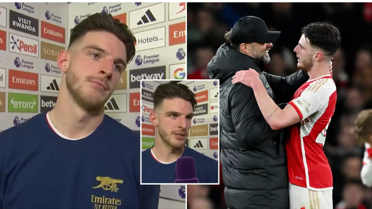Declan Rice has named the 'best team in the league' out of Liverpool ...