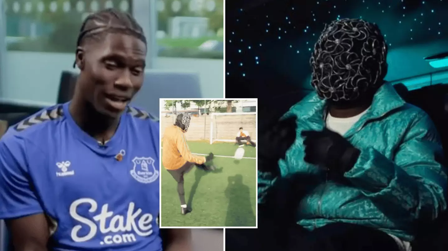 Everton star Amadou Onana 'knows' who masked rapper Dide is - Premier ...