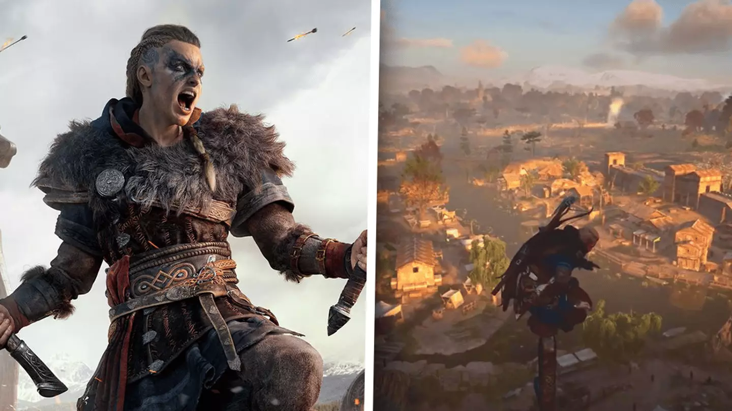 A screenshot of Assassin's Creed Valhalla's combat mechanics, showcasing the game's attention to detail and complexity