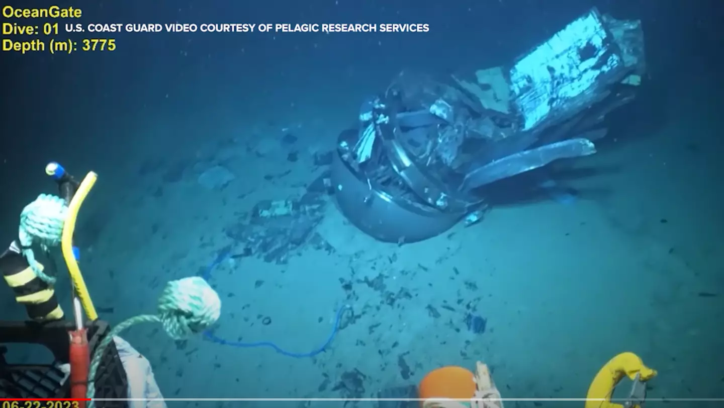 New footage shows true extent of Titan submersible implosion as more of ...