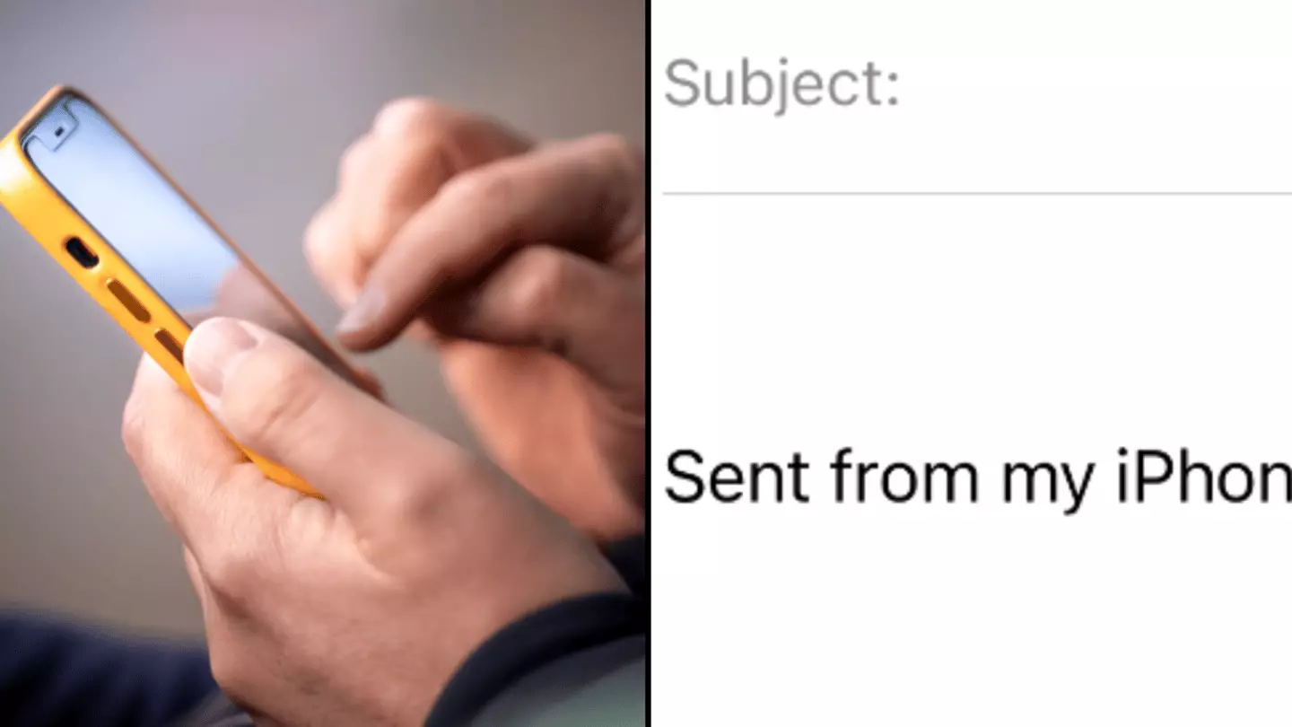 There’s a reason you should always include ‘Sent from my iPhone’ when ...
