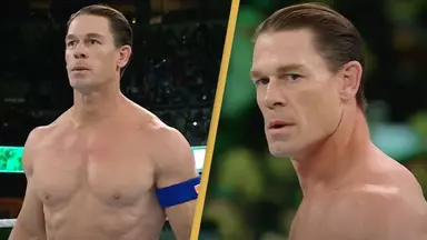 John Cena makes his WWE return but one thing leaves viewers distracted