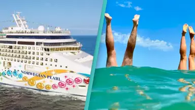 Passengers on 2,300-person nude cruise have strict rule on the one time everyone must cover up