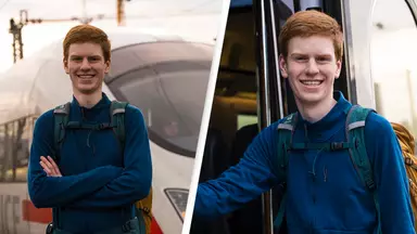 Teenager explains why he chose to pay $6,300 a year to live permanently on trains