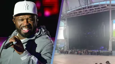 50 Cent reacts after fans claim rapper Quavo's empty concert was caused by Chris Brown pulling off pettiest move of all time