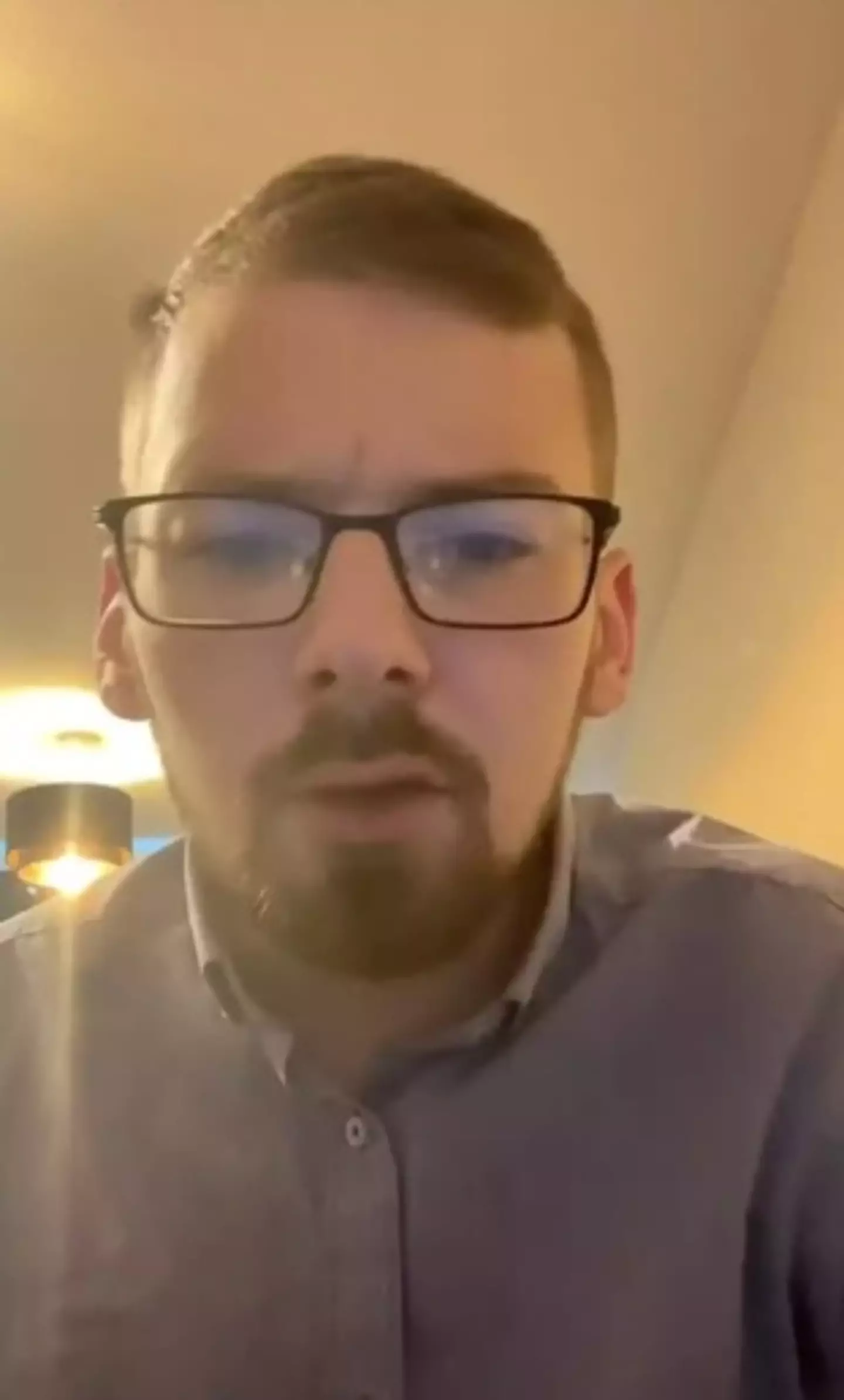 Jon embarking on his challenge - @j0nmay via TikTok
