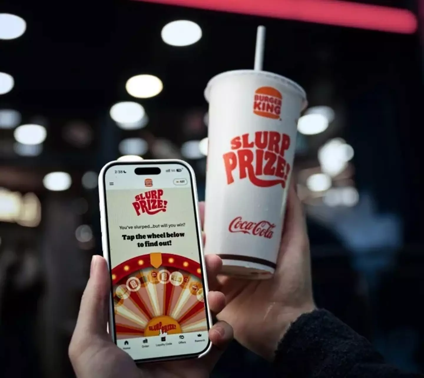 Burger King’s Slurp-Prize puts prizes front and centre for UK customers (Burger King/Metro)