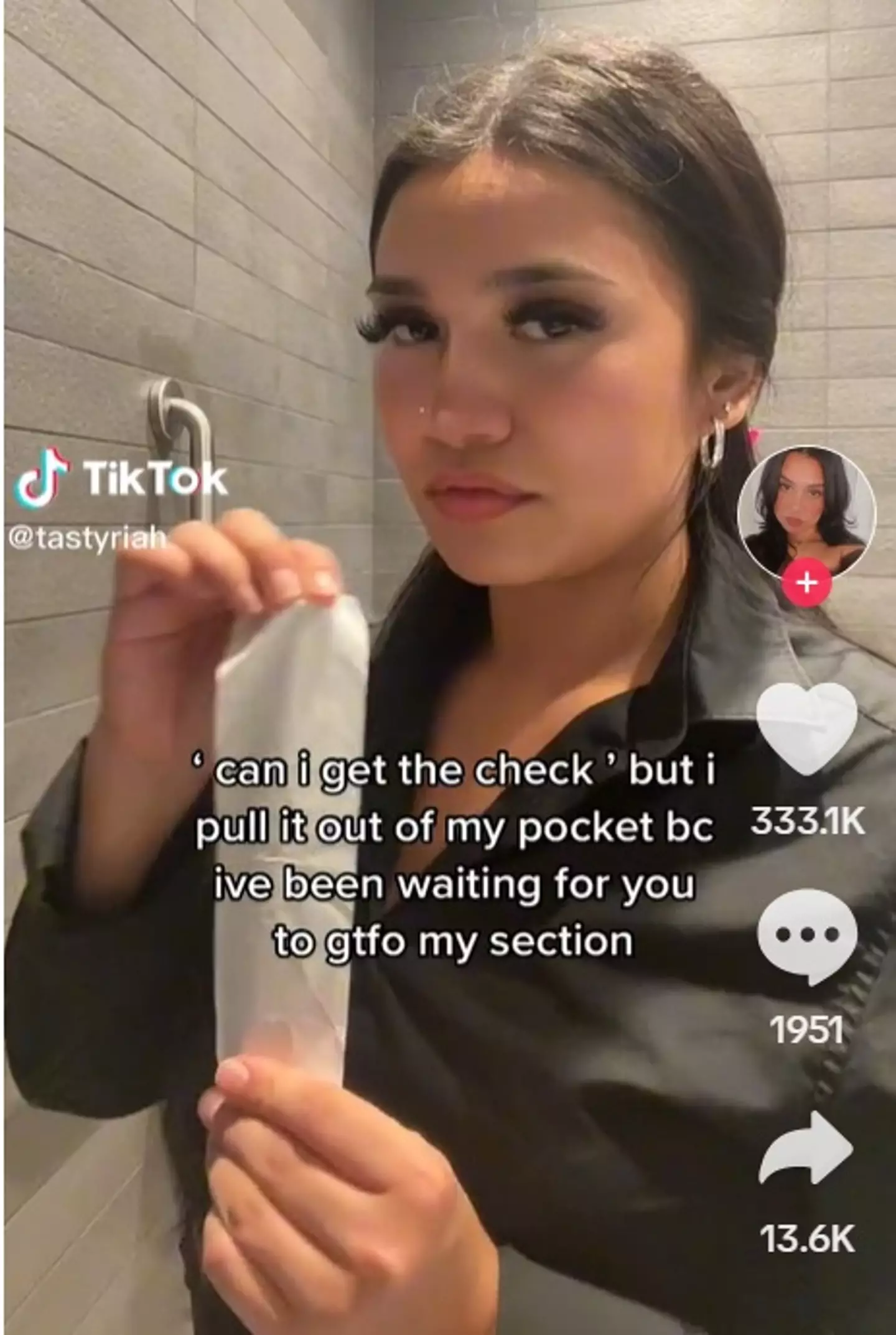 The receipt is ready to go - @tastyriah via TikTok