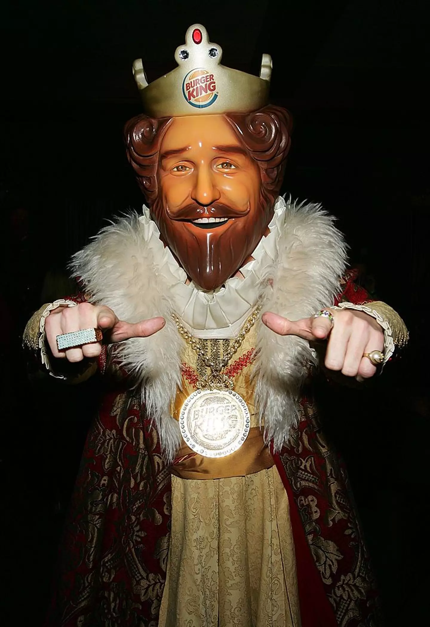 Burger King's 'Creepy King' was the mascot for seven years before being retired (Getty Images/Evan Agostini)