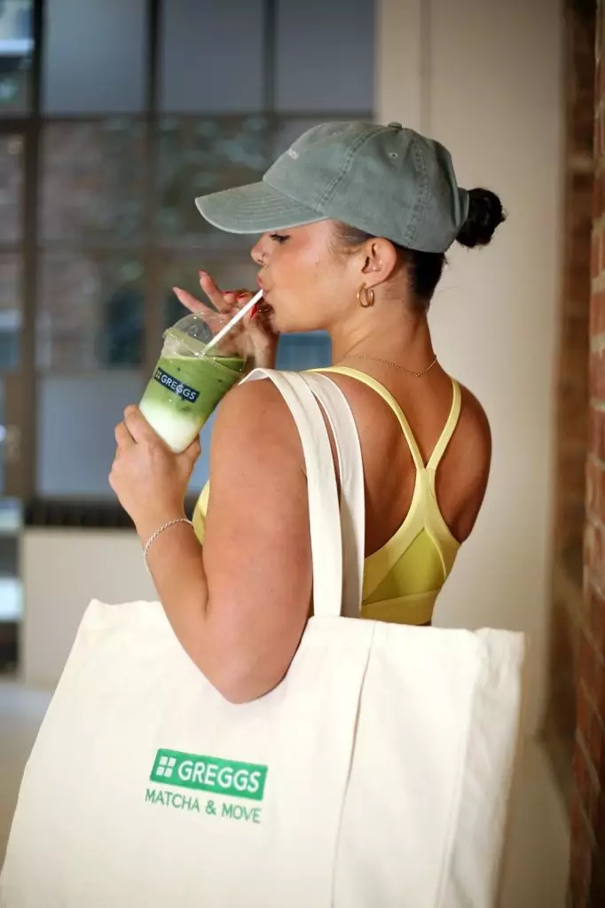 A pilates studio is popping up in London this weekend to celebrate the launch (Cicely Grace/Greggs)