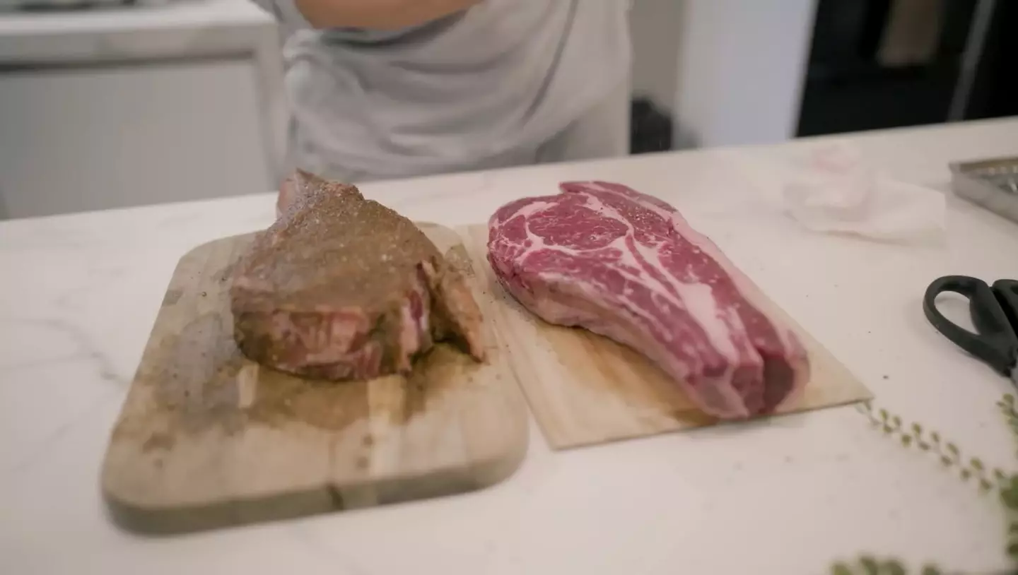 The Norwegian said he preferred 'fattier' cuts of beef (Erling Haaland/YouTube)