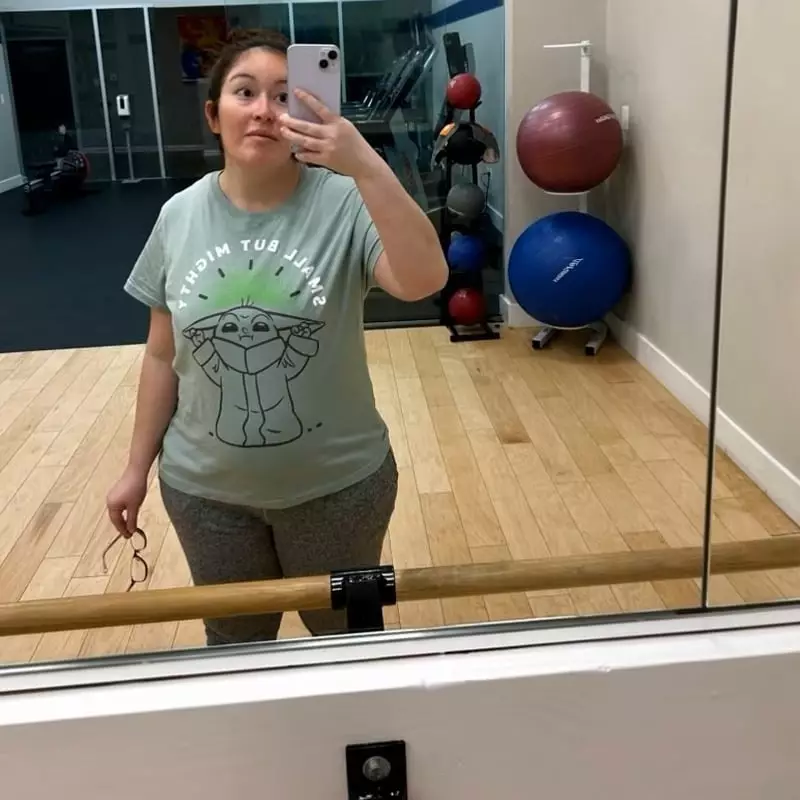 Kathryn is said to have lost 30 pounds by eating her food nasally (TLC/YouTube)