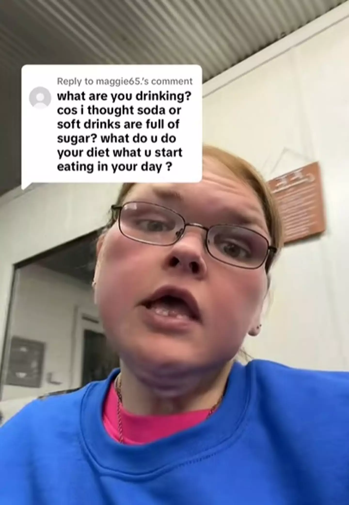 Tammy defended herself for still indulging in occasional soda drinks (Tammy L Slaton/TikTok)