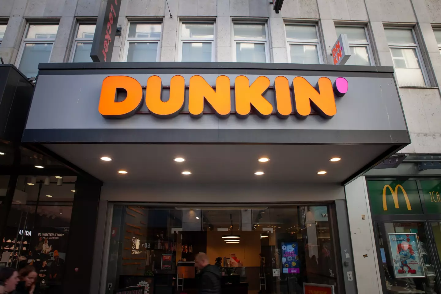 A Dunkin' Donuts employee previously shared her customer annoyances on TikTok (BalkansCat via Getty Images)