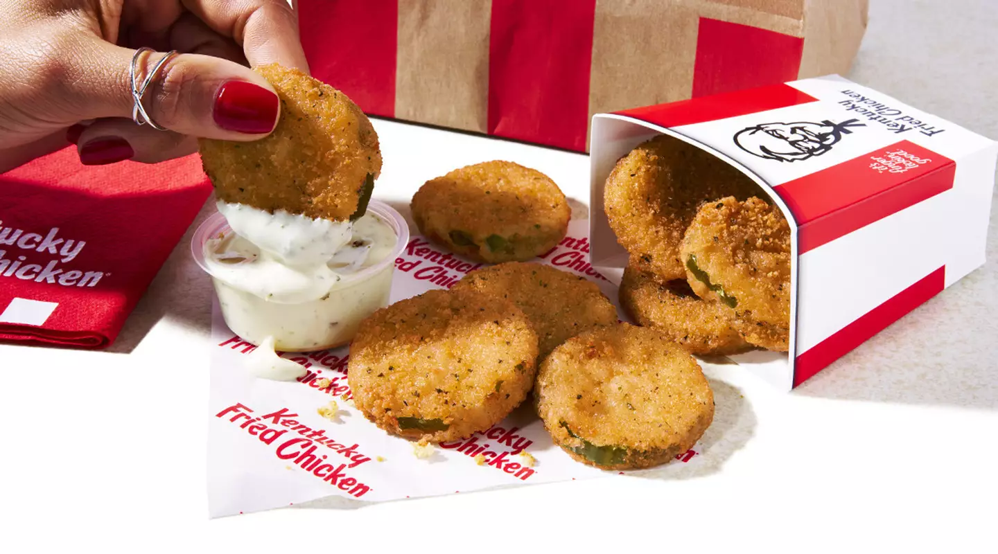 Fried KFC pickles