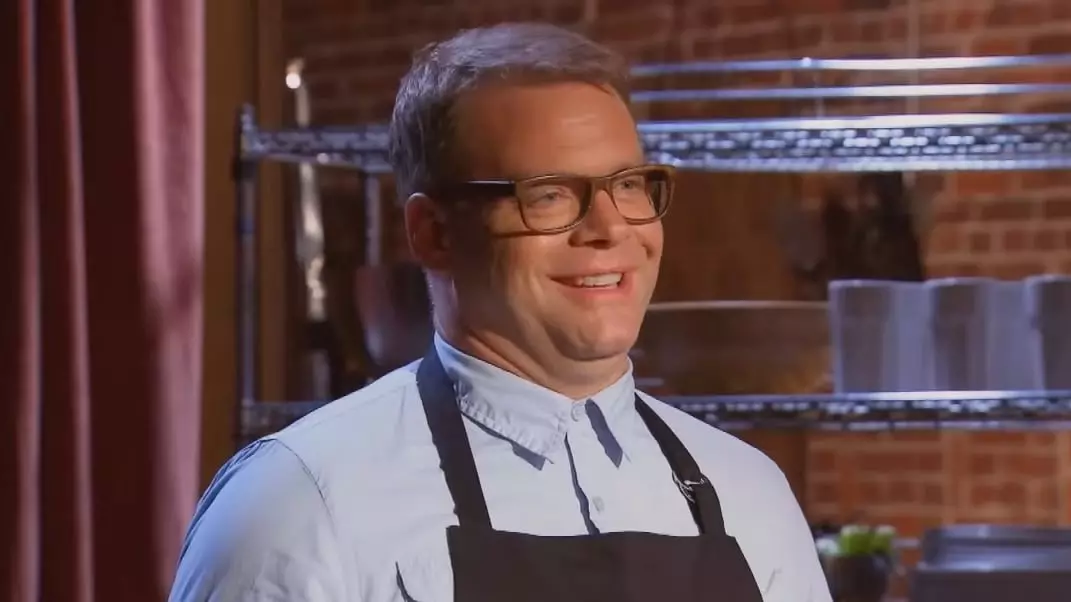 The chef's deadpan delivery convinces everyone the ingredient might actually be real (truTV)