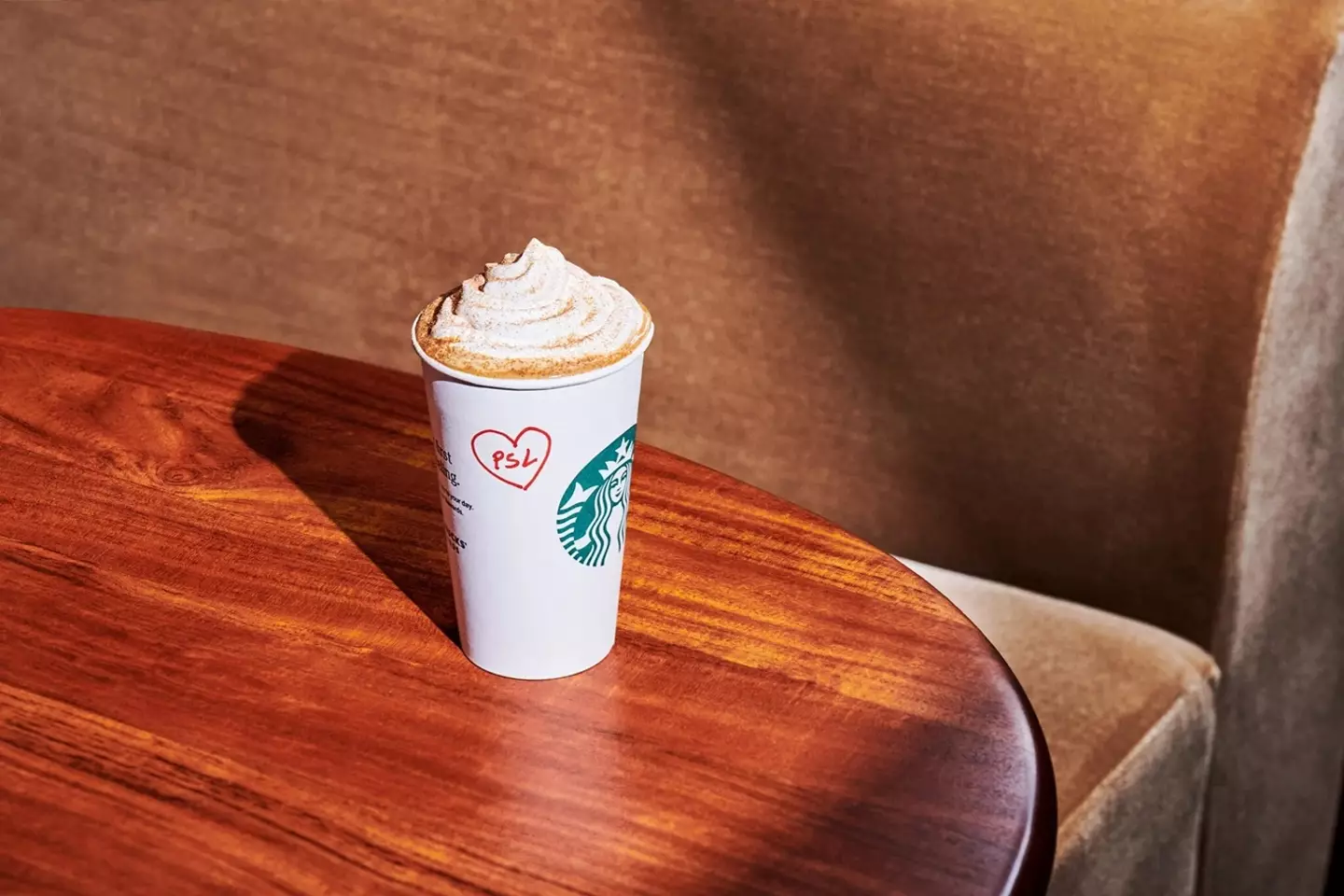 The Starbucks Pumpkin Spice Latte is back (Starbucks)