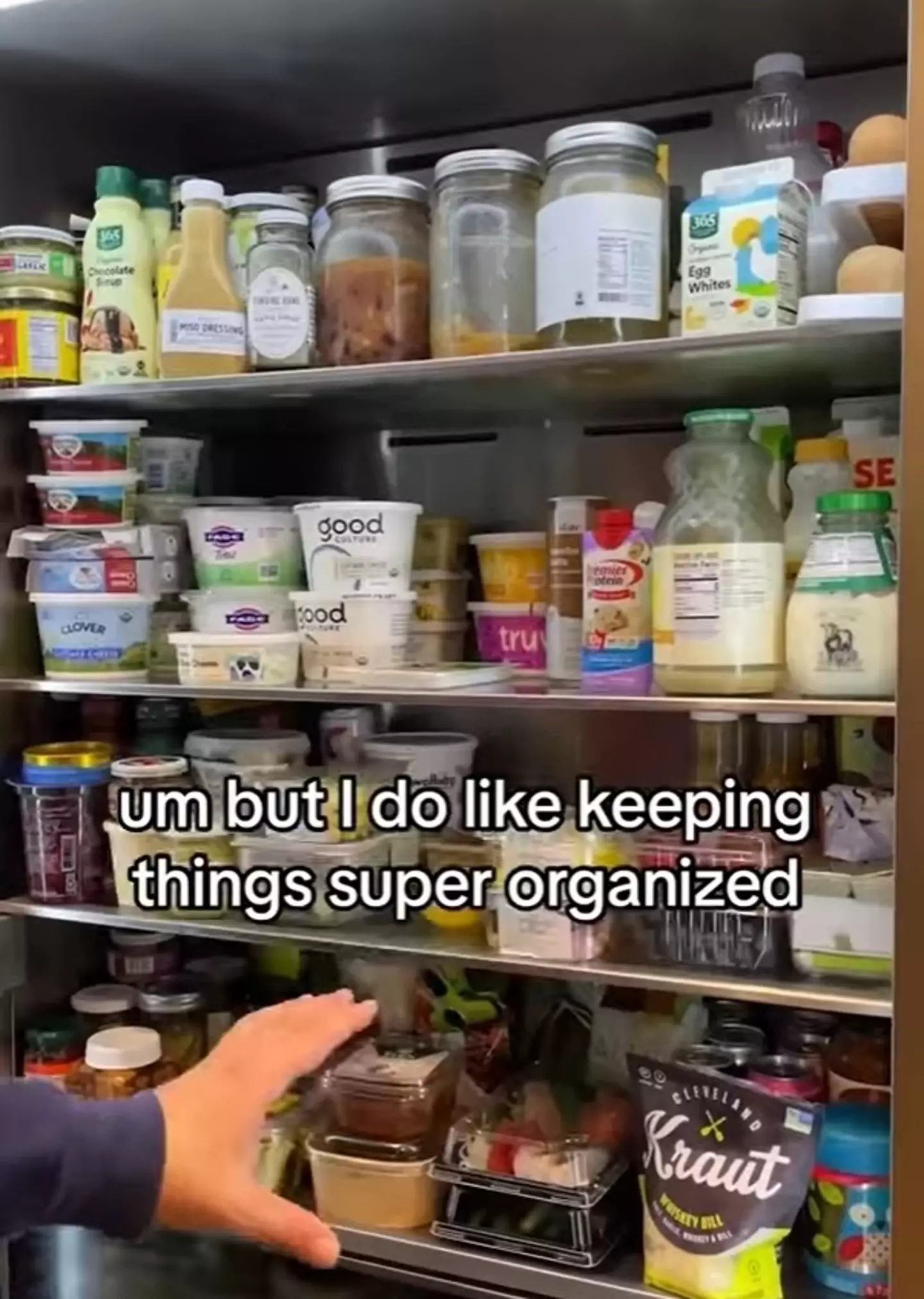 Scott says organization is key when you're handling so much food for a family (jonathanscott/Instagram)