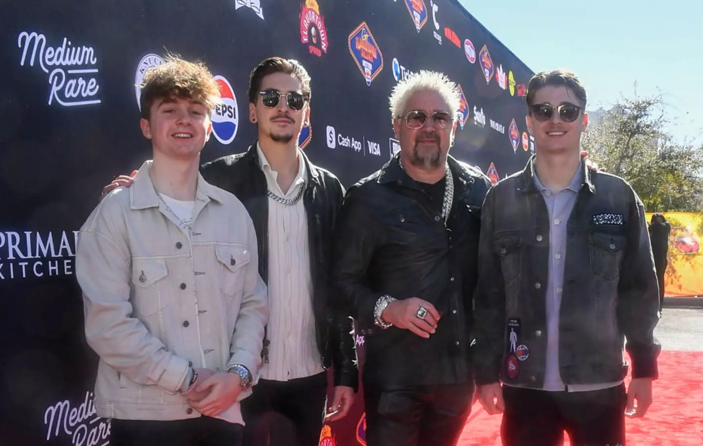 Fieri looks ahead to Super Bowl weekend with sons joining him once again (Mindy Small/Stringer/Getty Images)