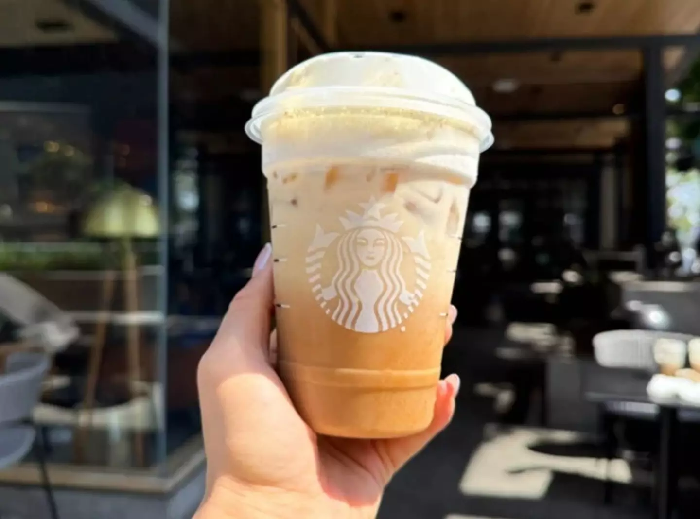 Just add white mocha (Starbucks)