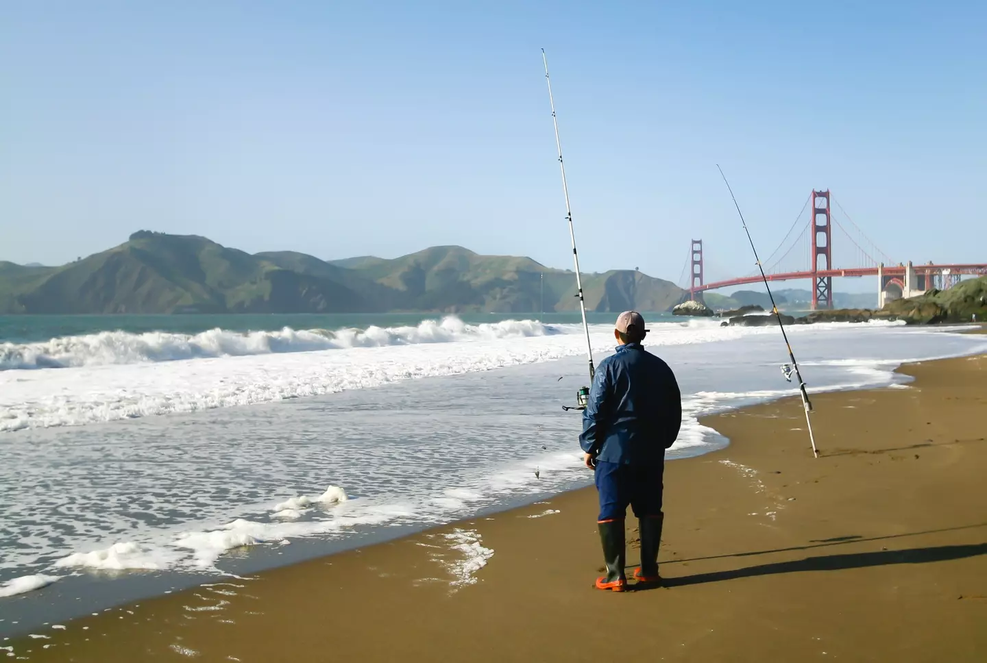 Hispanic and Black communities who rely on fishing in the Bay are at a heightened risk of PFAS-related illness (Nick Kee Son/Getty Images)