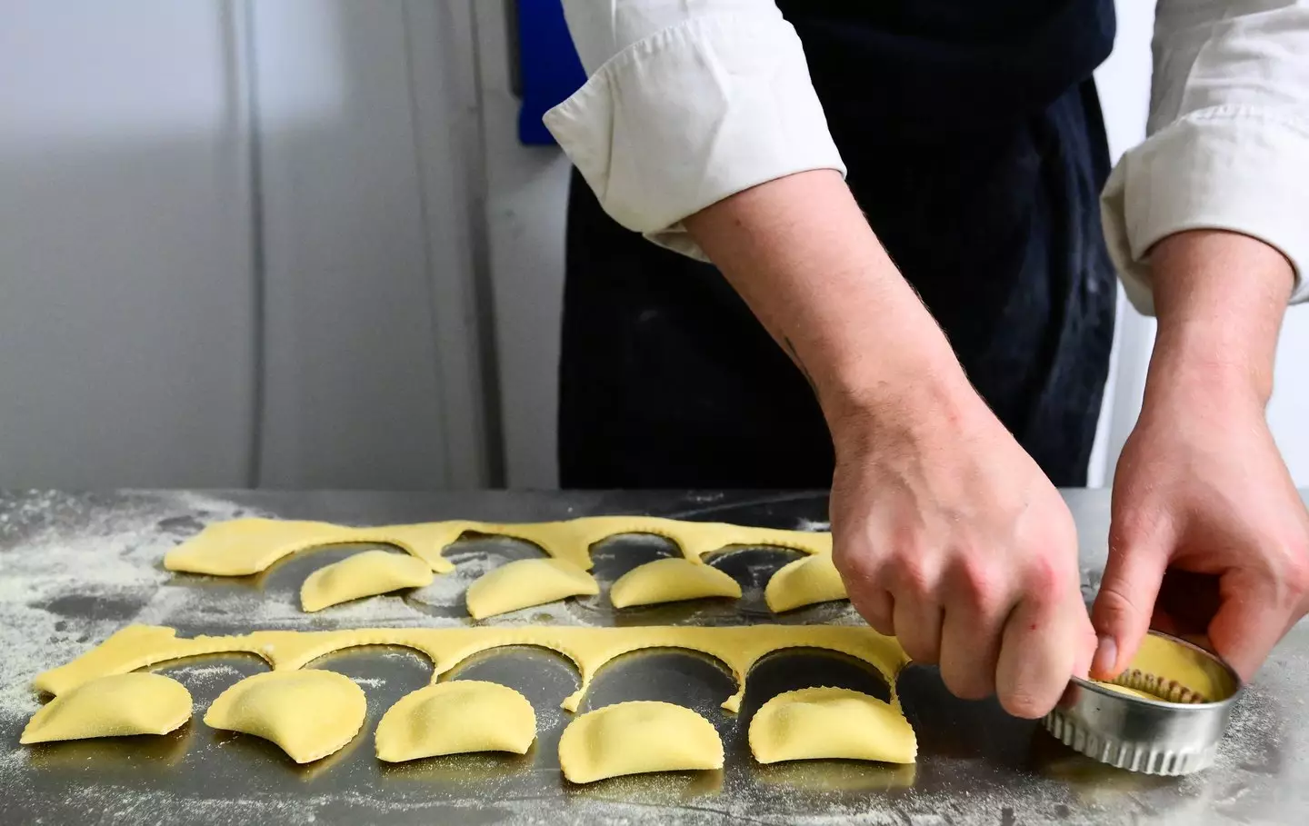 Pasta is also on the menu, which took around year to curate, according to reports (Stefano RELLANDINI / AFP via Getty Images)