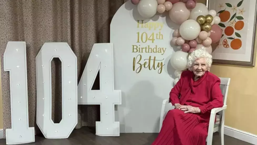 The centurion said the secret to her long life had been eating vegetables and chocolate (Care UK)