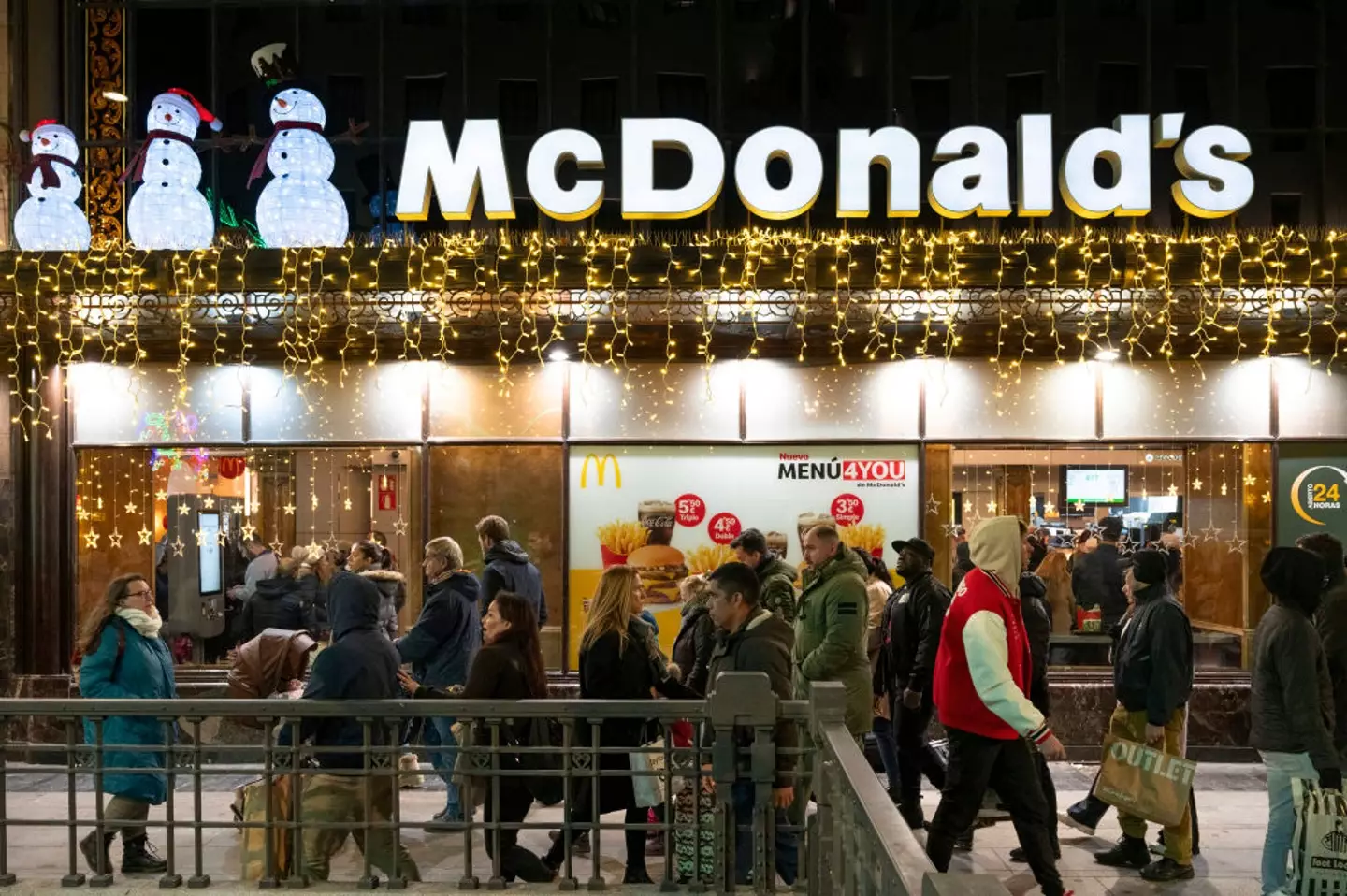 Only select McDonald’s restaurants operate on 25 December each year (SOPA Images/Getty Images)
