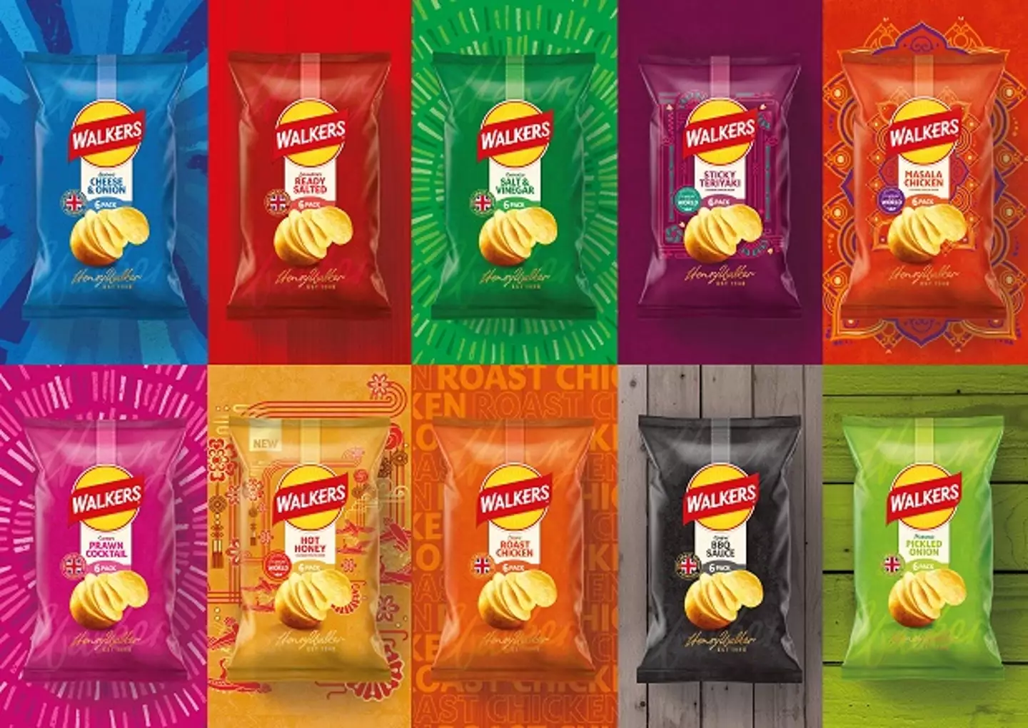 The new logo brings a 'completely new visual identity to the brand', according to a marketing expert (PepsiCo/Walkers)