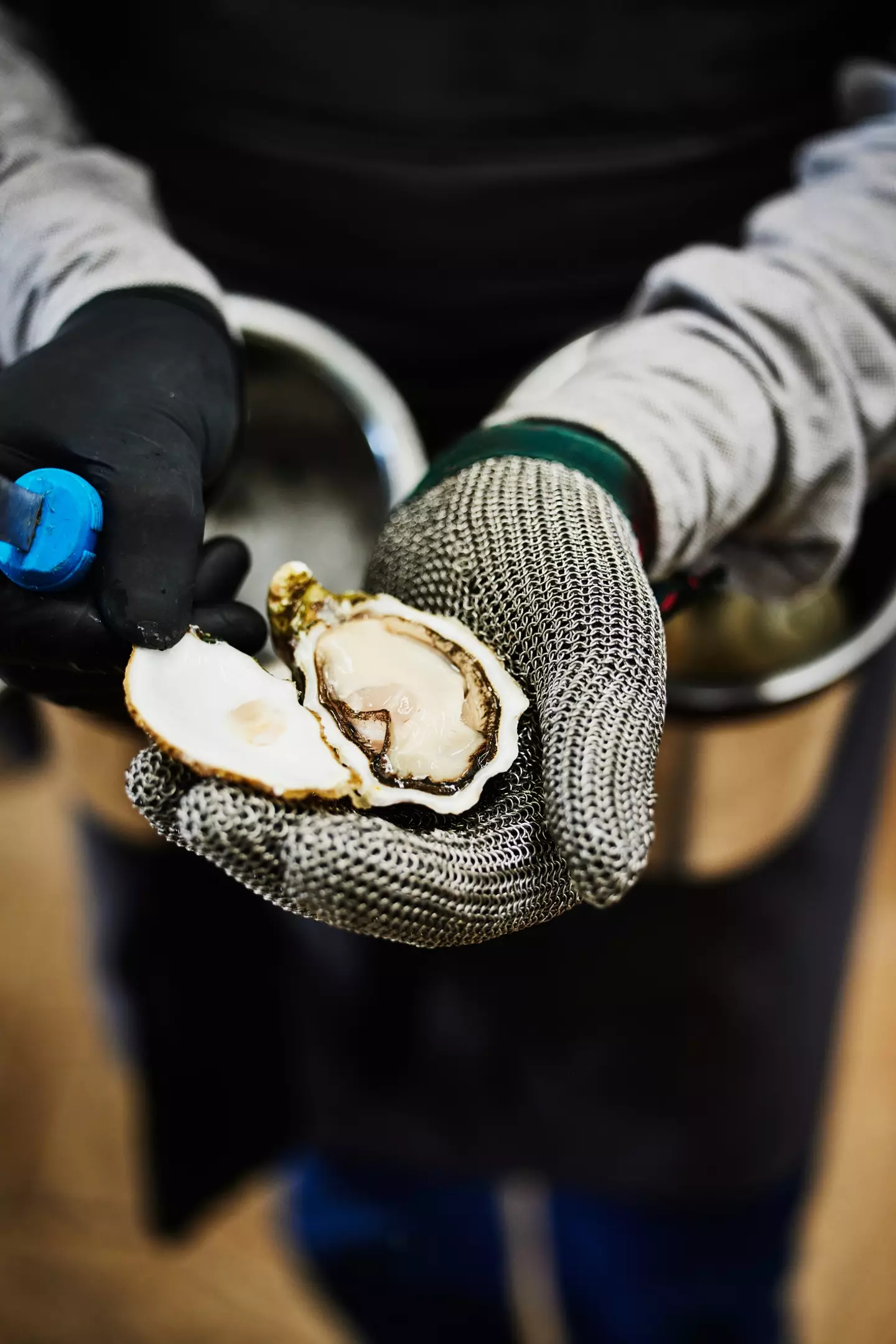Oyster shucking is tricky to master (Thomas Barwick/Getty Images)