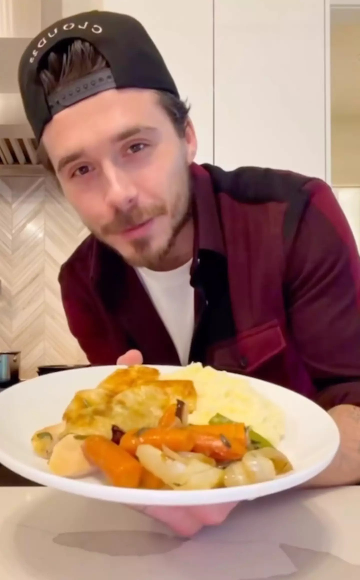 People questioned where the 'seasoning' and the 'gravy' was (Instagram/@brooklynpeltzbeckham)