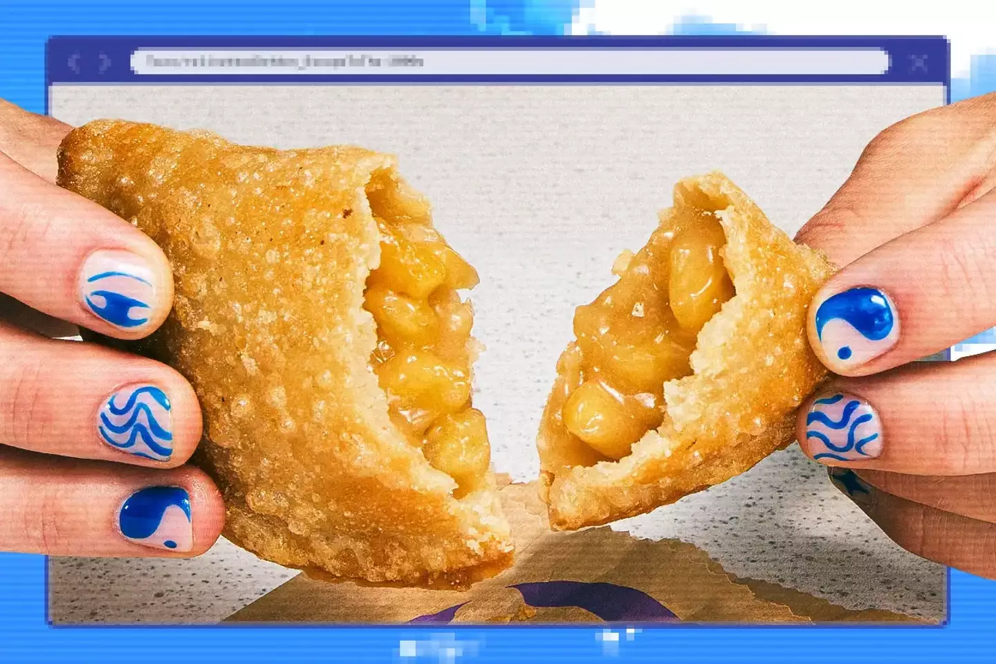 Taco Bell's Decades Y2K Caramel Apple Empanada (Taco Bell Corp)