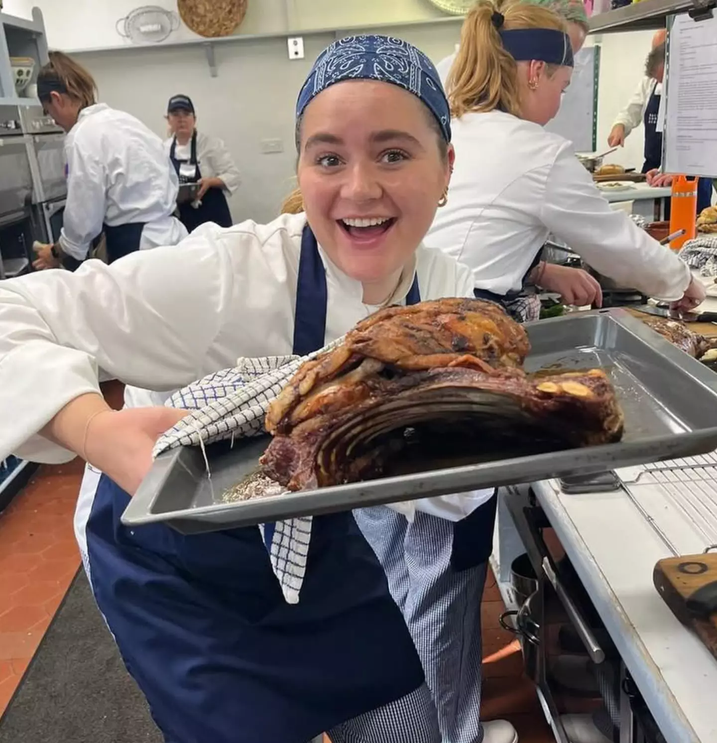 Tilly is now studying at cookery school (Instagram/@tillyramsay)