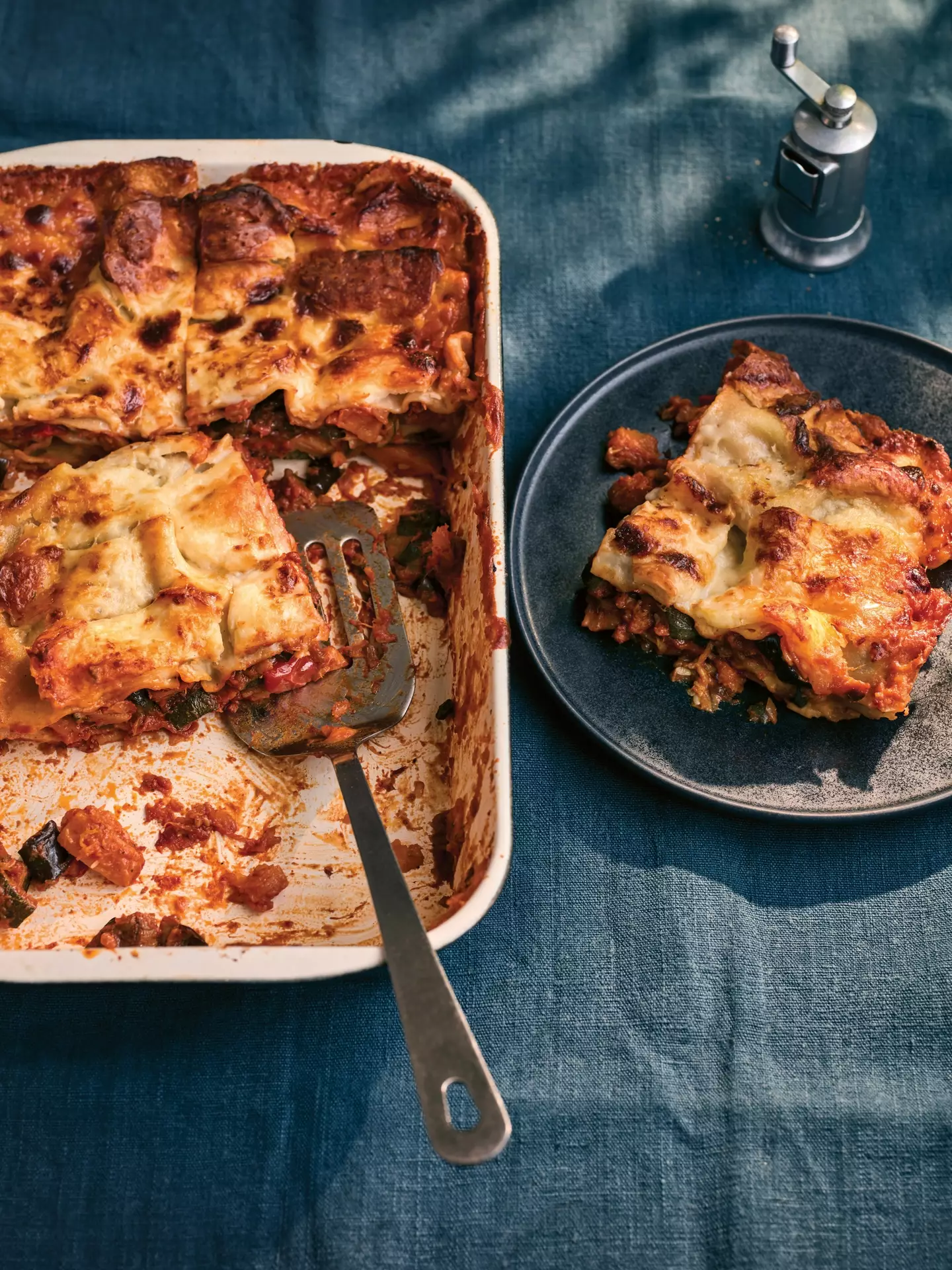 Halloumi Lasagne (Jonathan Gregson/PA)