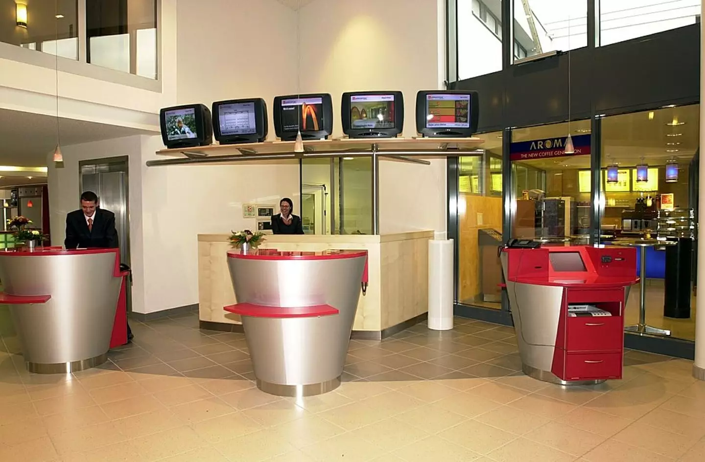 The reception of the Golden Arches Hotel (Getty Images/Staff)